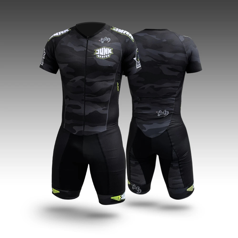 Junior Cycling Gear - Mans Roller Skating Cycling Jersey Triathlon