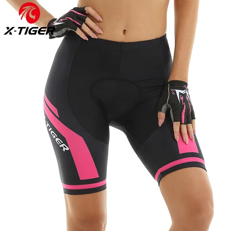 Cycling Gear Kids - X-TIGER Women Cycling Shorts 3D Gel