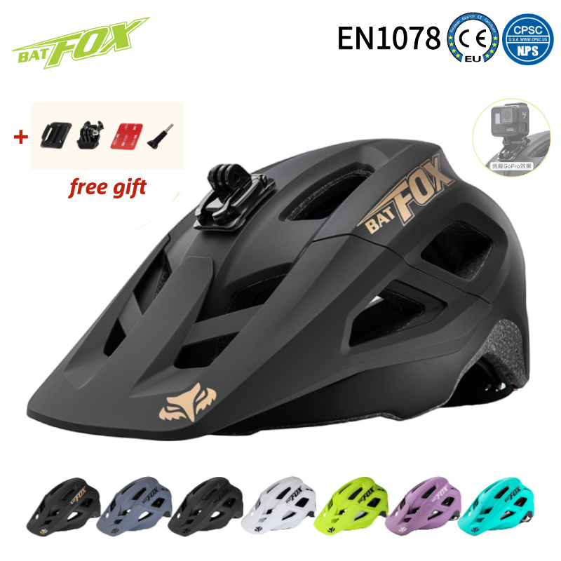 Cycling Gear Ladies - BATFOX Mountain Bike Helmet Can Install