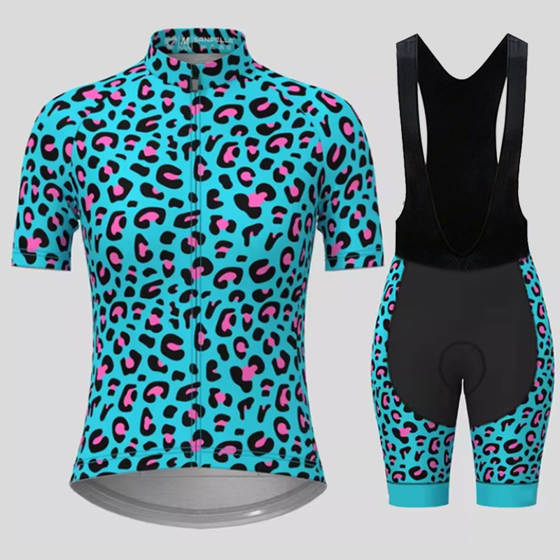 Junior Cycling Gear - Men's Breathable Cycling Suit Set, Blue