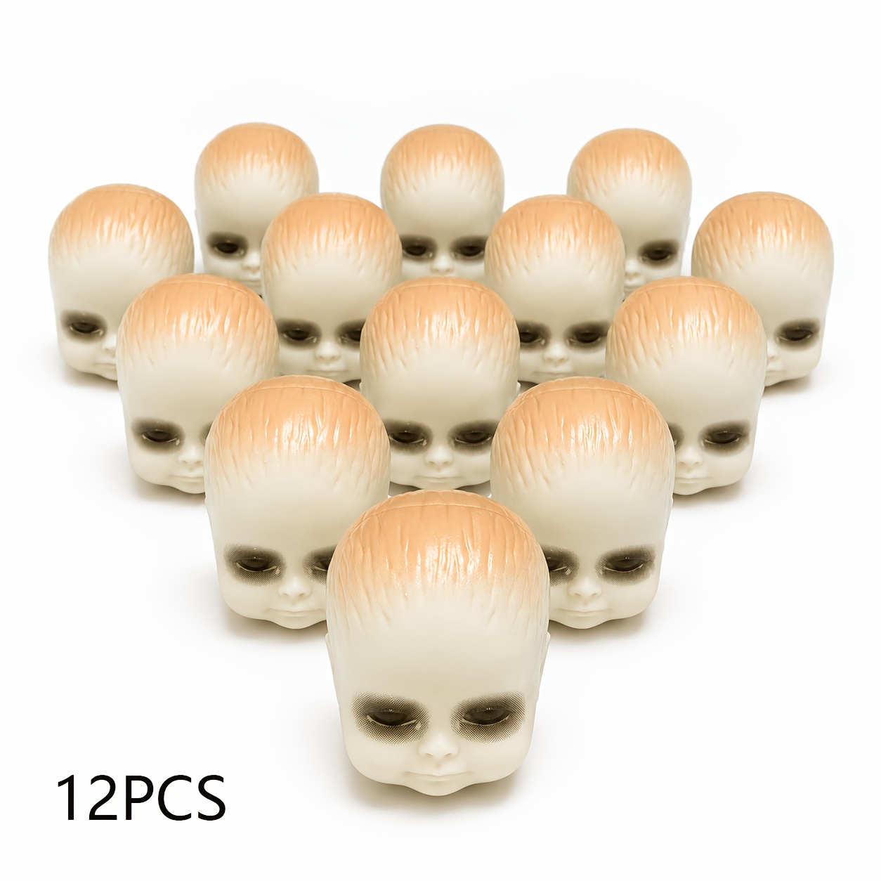12Pcs Creepy Doll Head Ornamen - Head Racket Boom 评论和价格