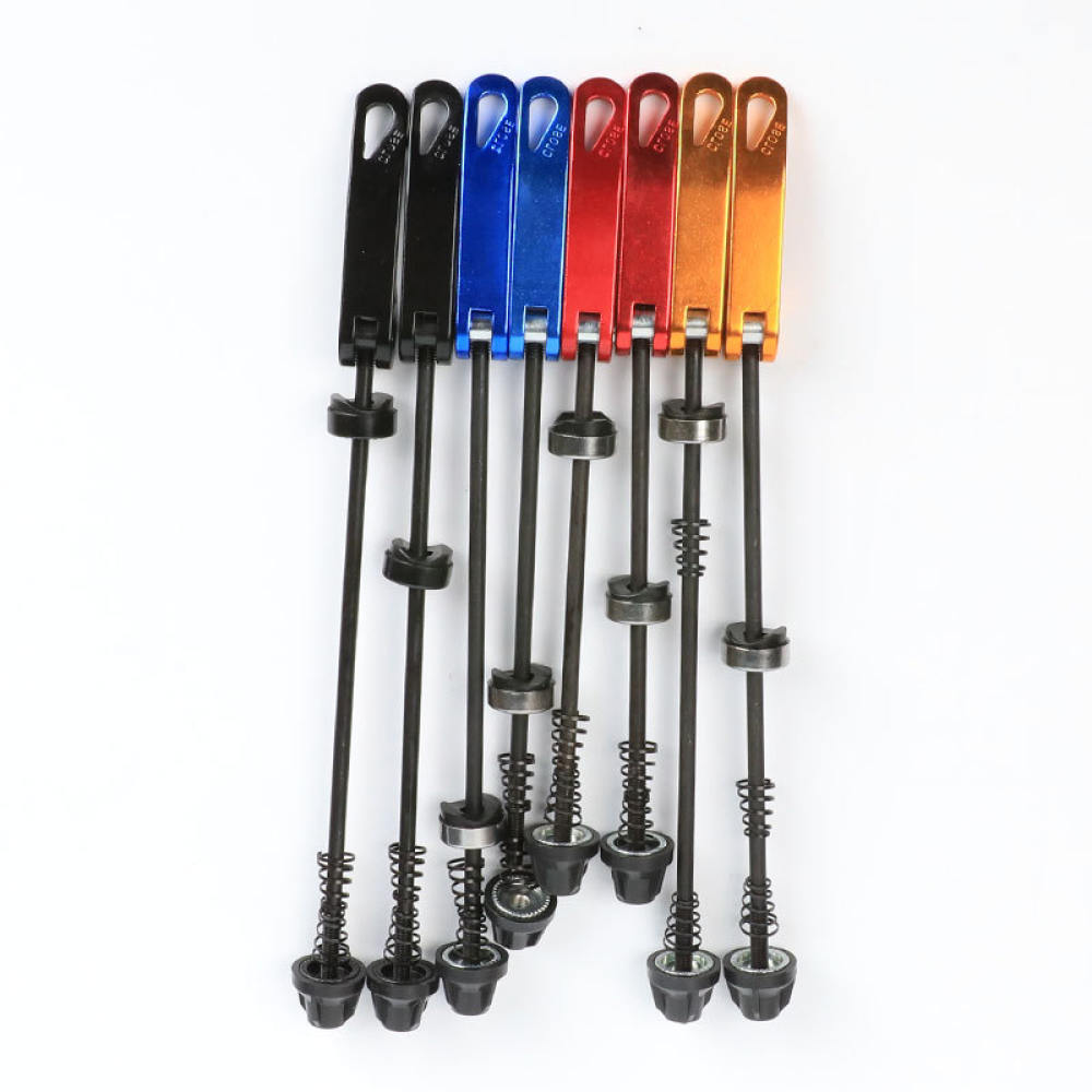 Bicycle Wheel Hub Quick Releas - Yellow Cycling Gear 评论和价格