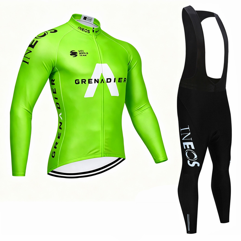 Autumn Cycling Jersey Set Ropa - Junior Cycling Gear 评论和价格