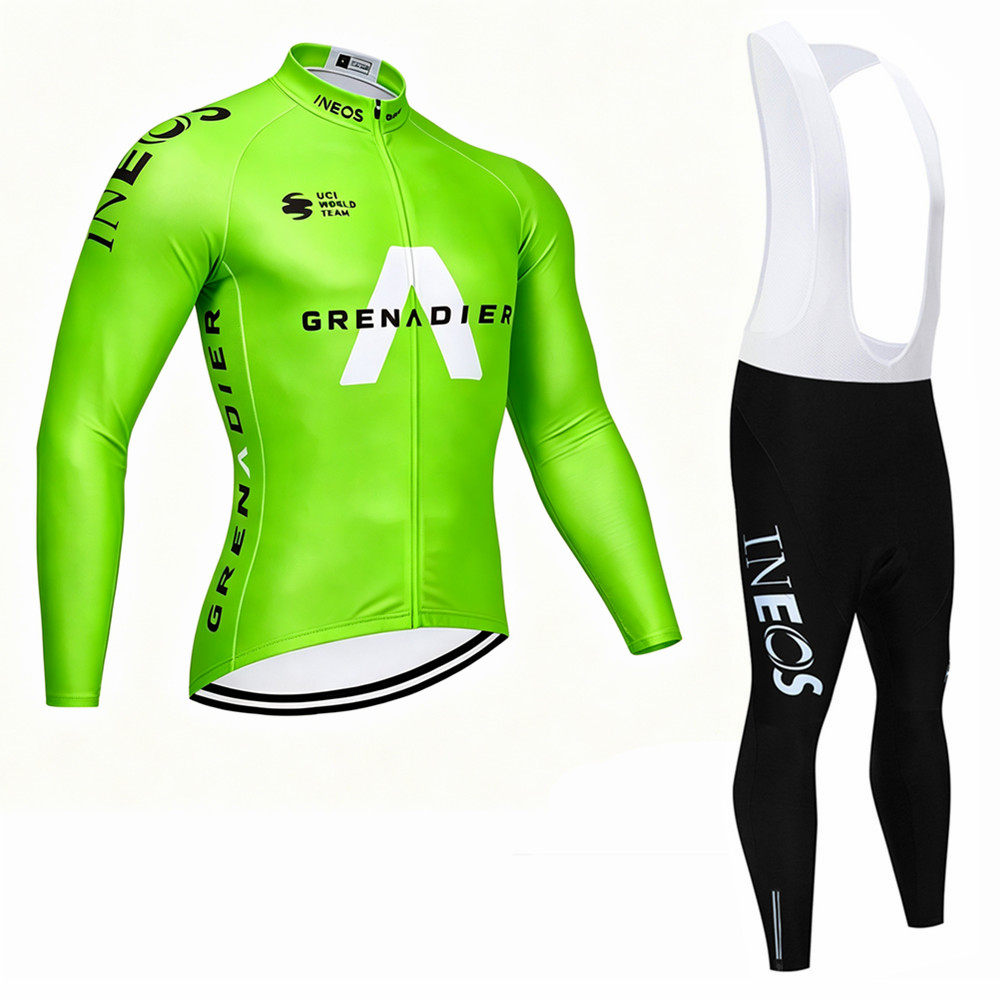 Autumn Cycling Jersey Set Ropa - Junior Cycling Gear 评论和价格
