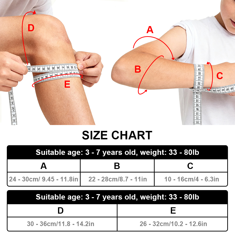7 in 1 Kids Protective Gear Se - Cycling Gear Kids 评论和价格