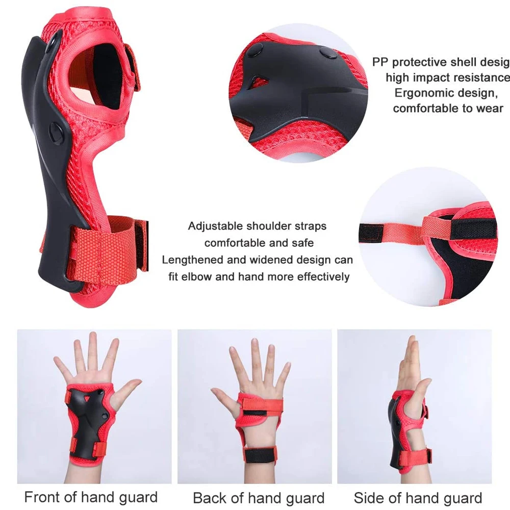 7Pcs/Set Roller Skating Kids B - Cycling Gear Kids 评论和价格