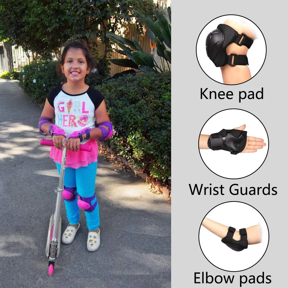 7Pcs/Set Roller Skating Kids B - Cycling Gear Kids 评论和价格