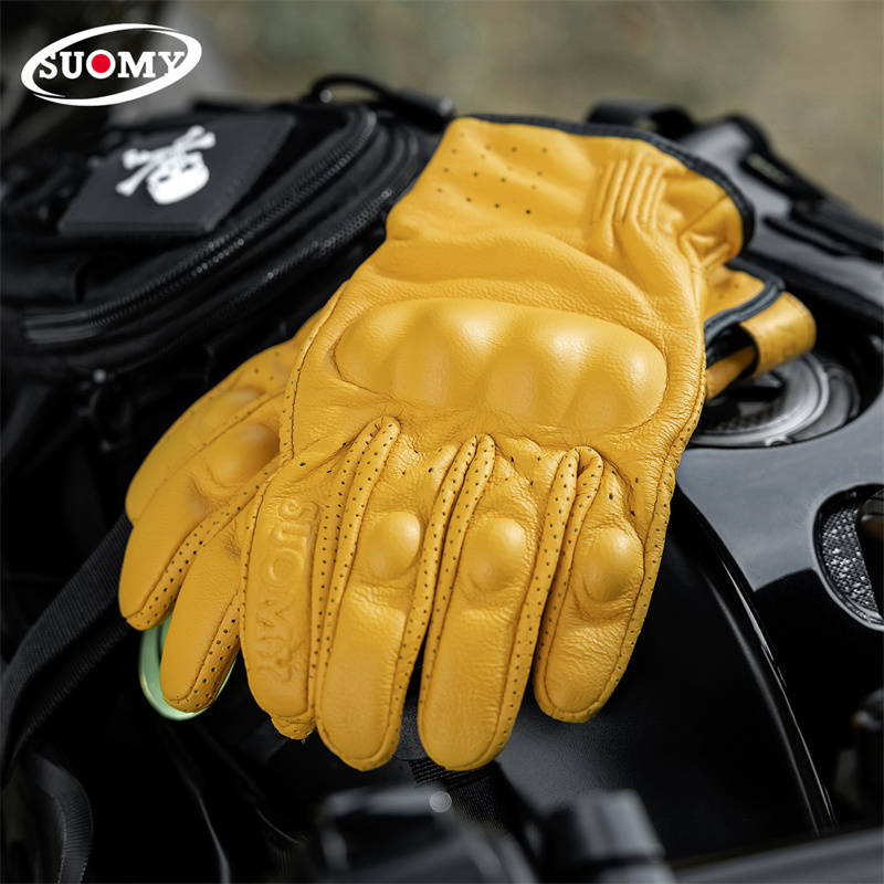 Sheepskin Breathable Motorcycl - Yellow Cycling Gear 评论和价格