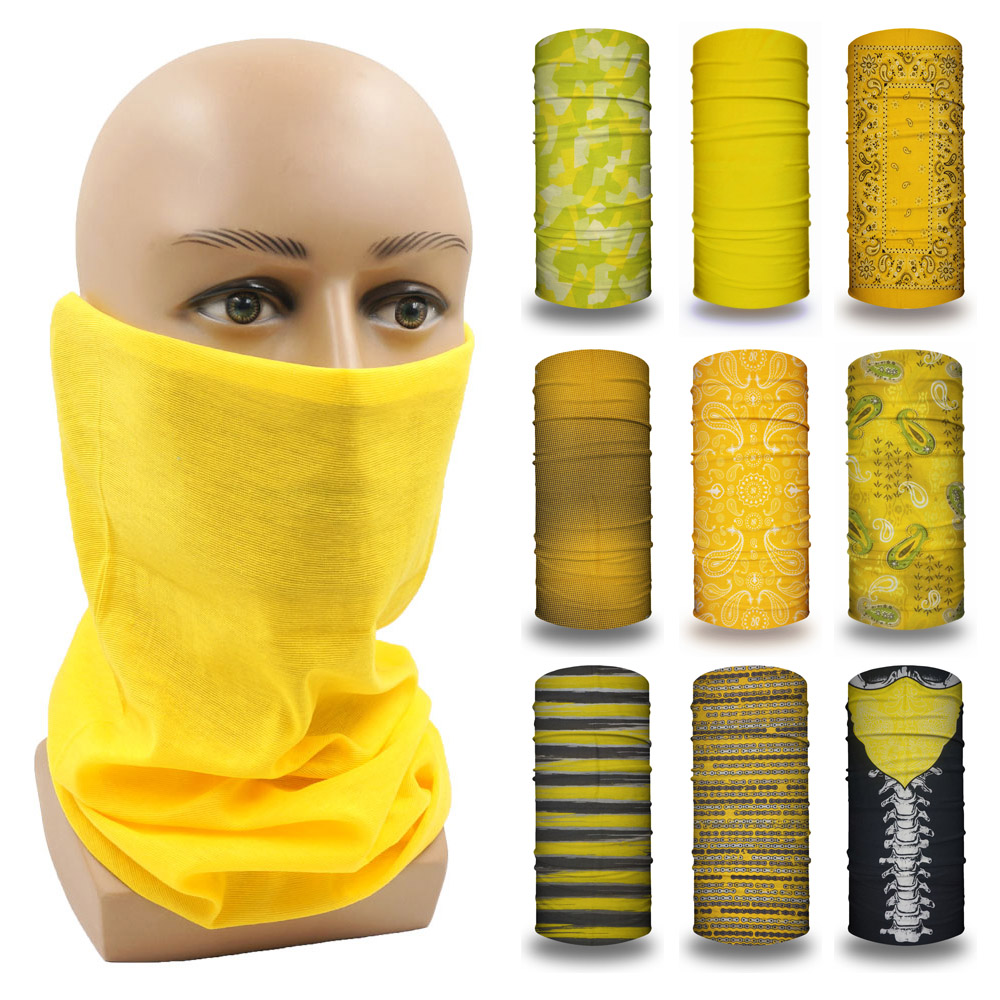 Yellow Tube Outdoor Bandana Wo - Yellow Cycling Gear 评论和价格