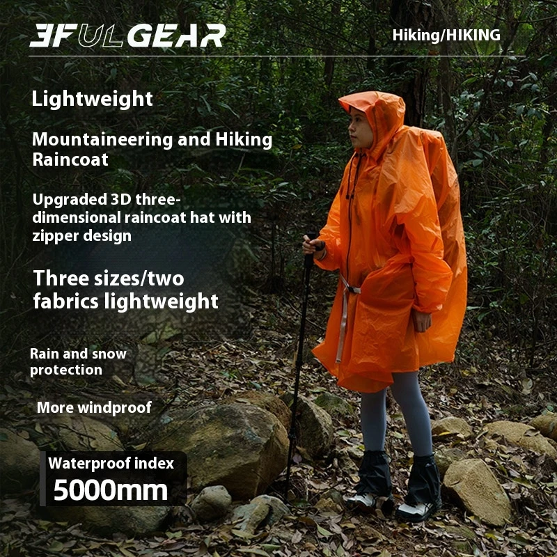 3F UL GEAR Zipper Raincoat 15D - Cycling Gear Ladies 评论和价格