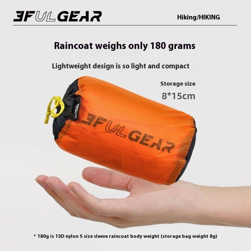 3F UL GEAR Zipper Raincoat 15D - Cycling Gear Ladies 评论和价格