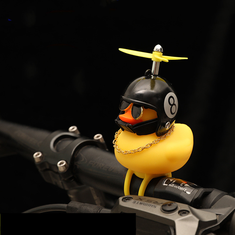 Cute Rubber Duck Bicycle Handl - Yellow Cycling Gear 评论和价格