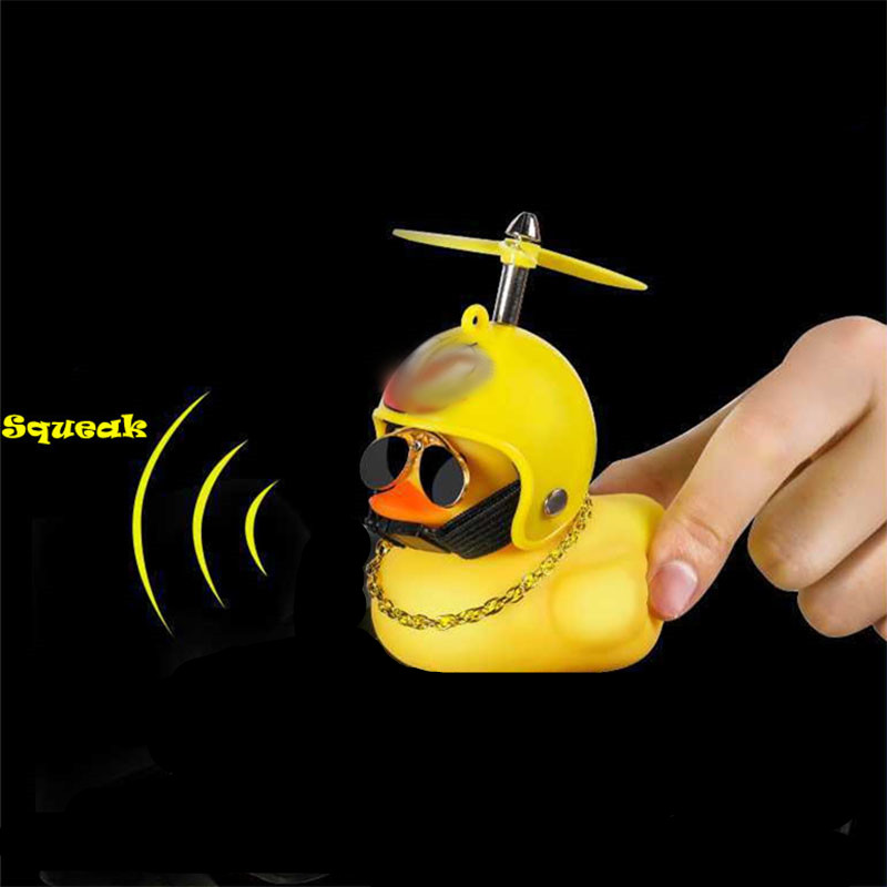 Cute Rubber Duck Bicycle Handl - Yellow Cycling Gear 评论和价格