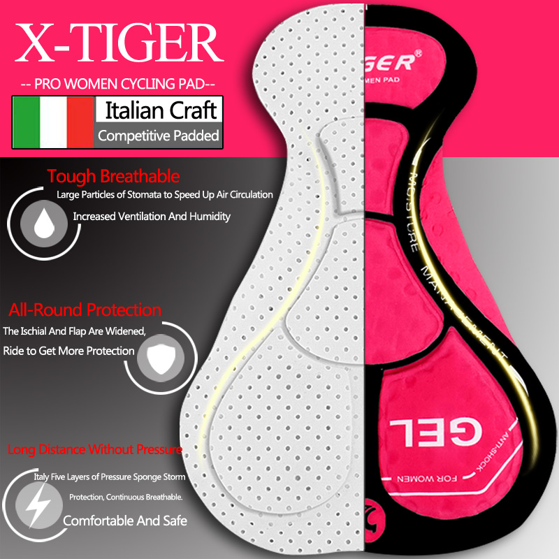 X-TIGER Women Cycling Shorts 3 - Cycling Gear Kids 评论和价格