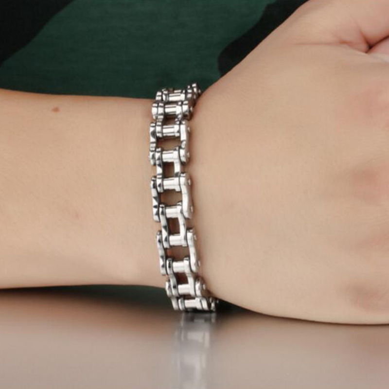 Stainless Steel Biker Chain Br - Yellow Cycling Gear 评论和价格