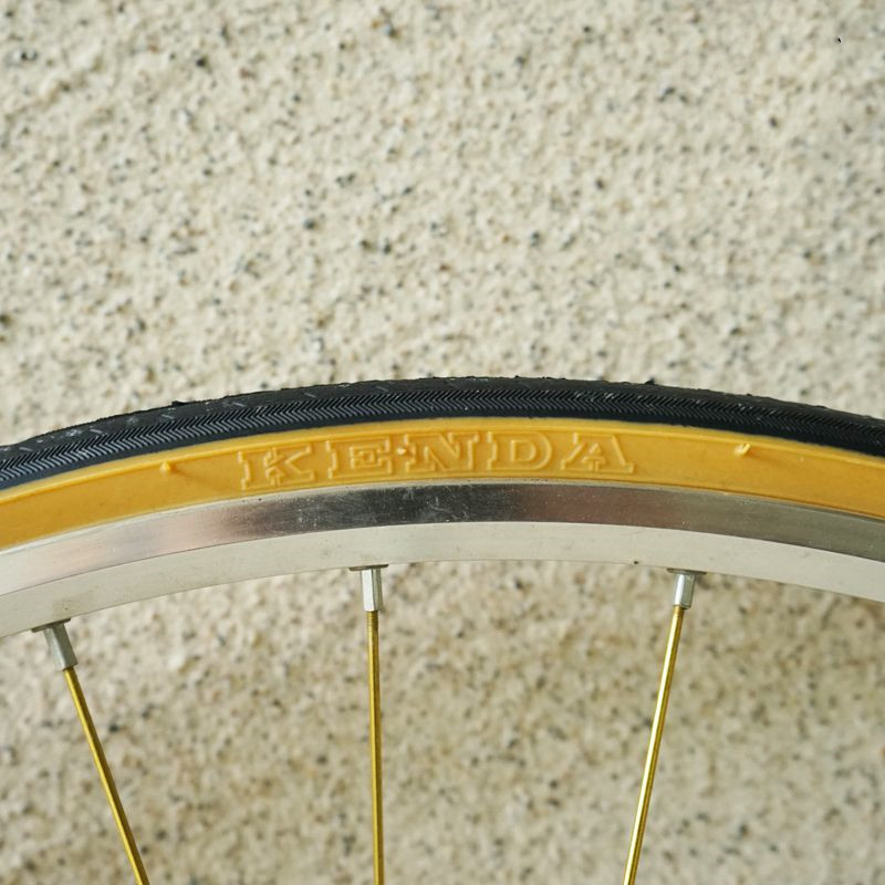 Retro Bicycle Tires 700C Road  - Yellow Cycling Gear 评论和价格
