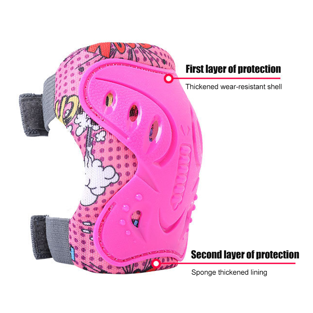 6Pcs Kids 3-12 Years Knee Elbo - Cycling Gear Kids 评论和价格