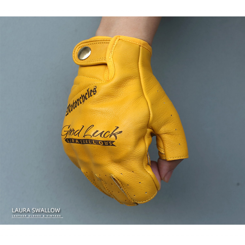 Summer Yellow Cowhide Half-Fin - Yellow Cycling Gear 评论和价格
